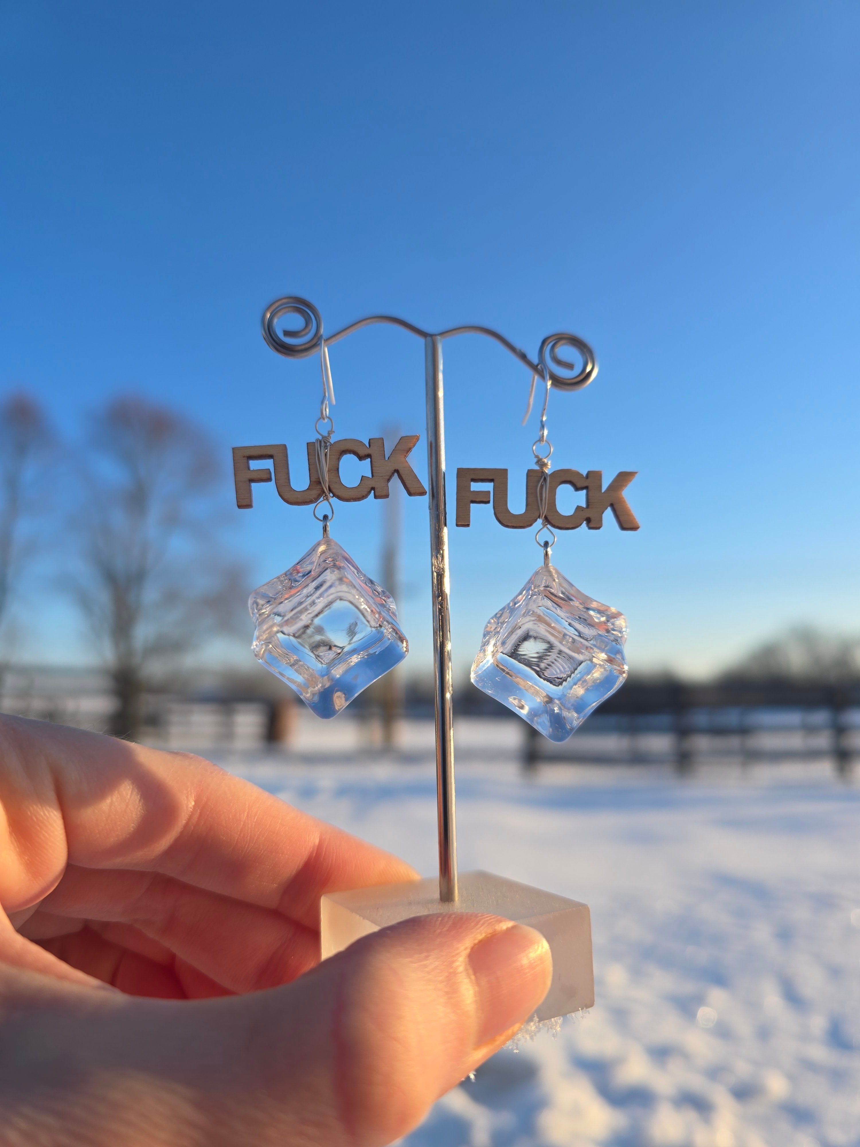 F ICE EARRINGS
