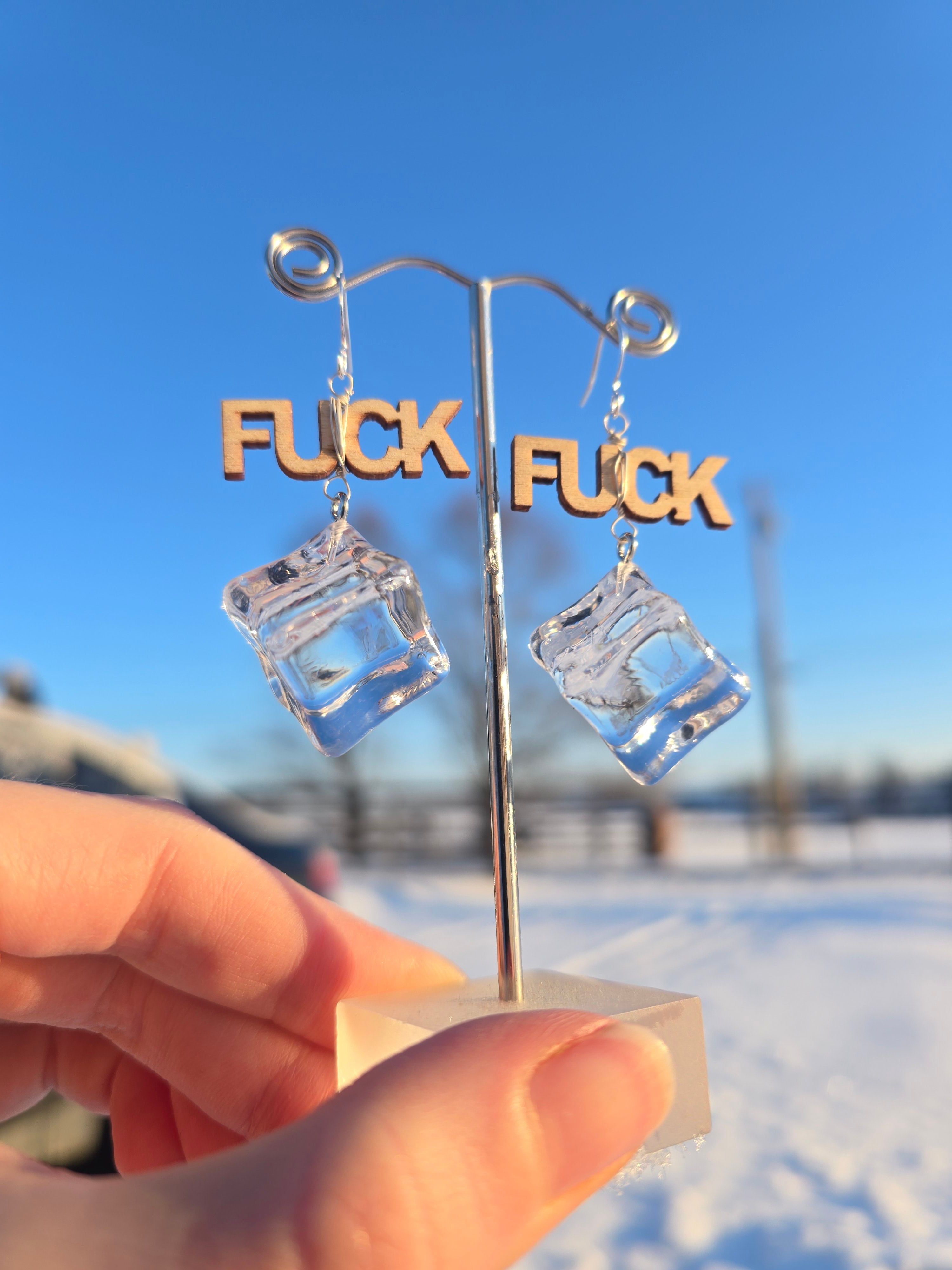 F ICE EARRINGS