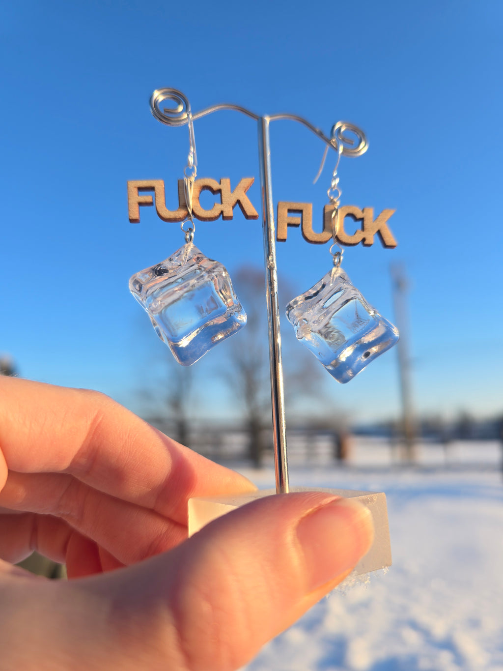 F ICE EARRINGS