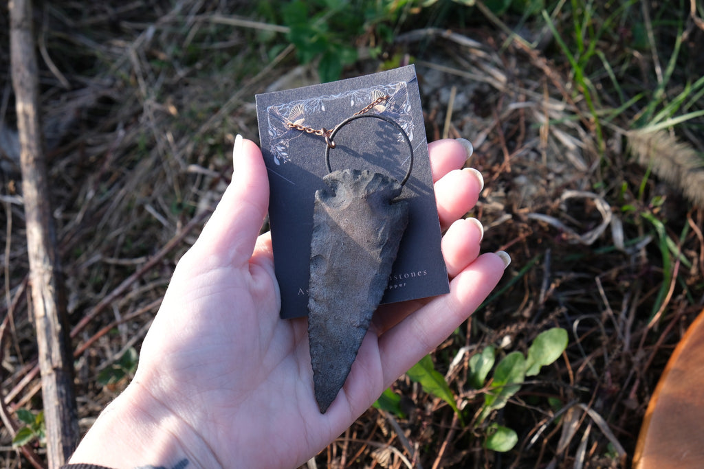 Electroplated Arrow Head Necklace