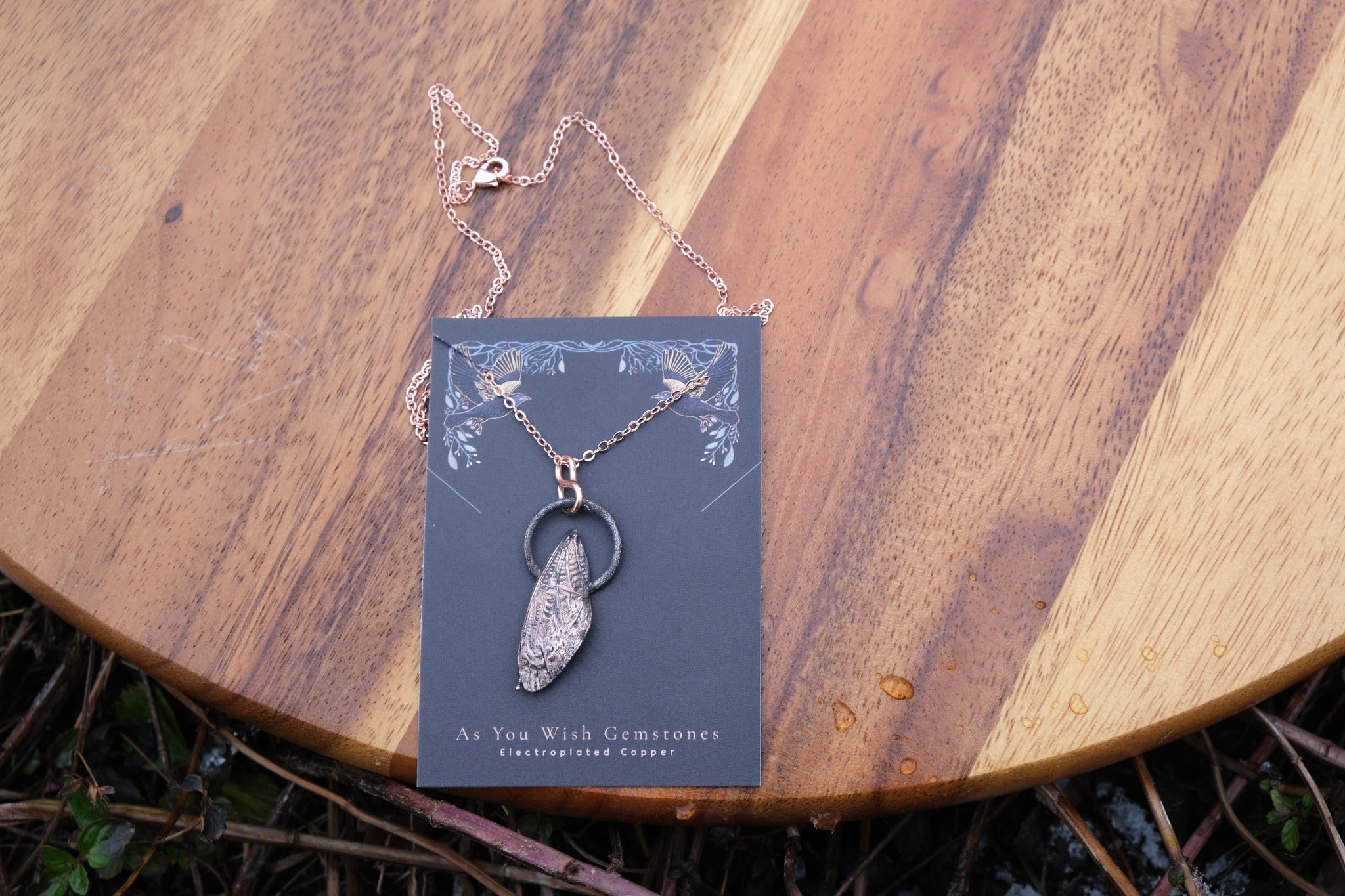 Electroplated Cicada Wing