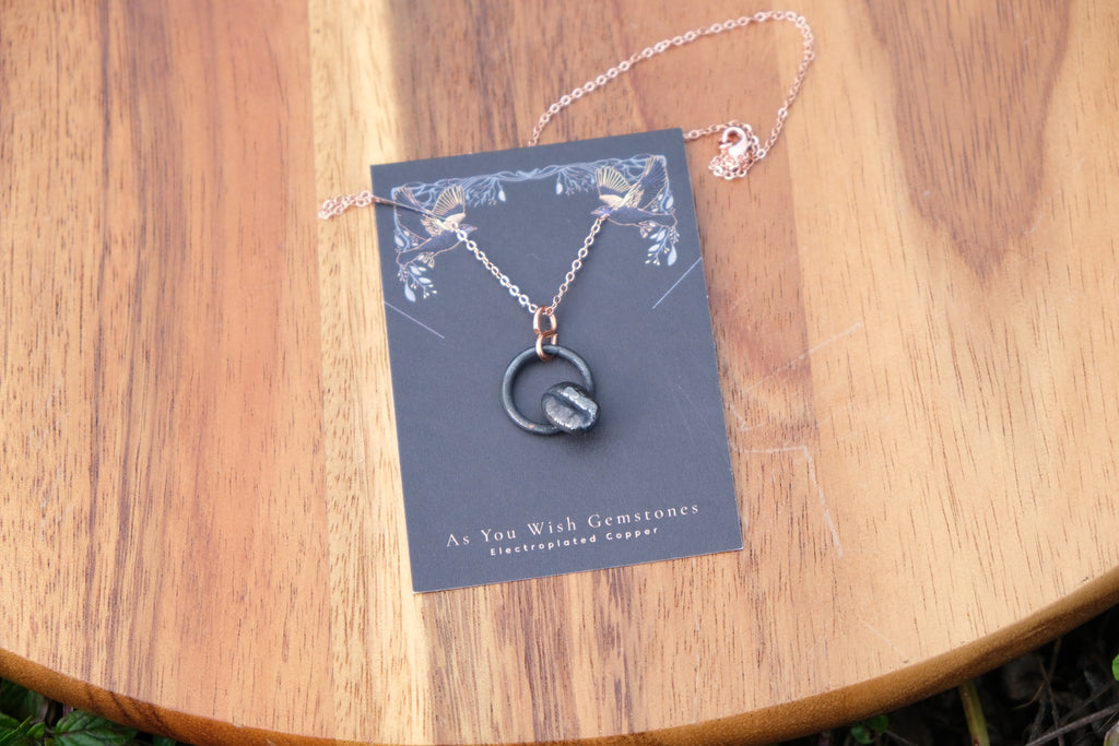 Electroplated Coffee Bean Necklace