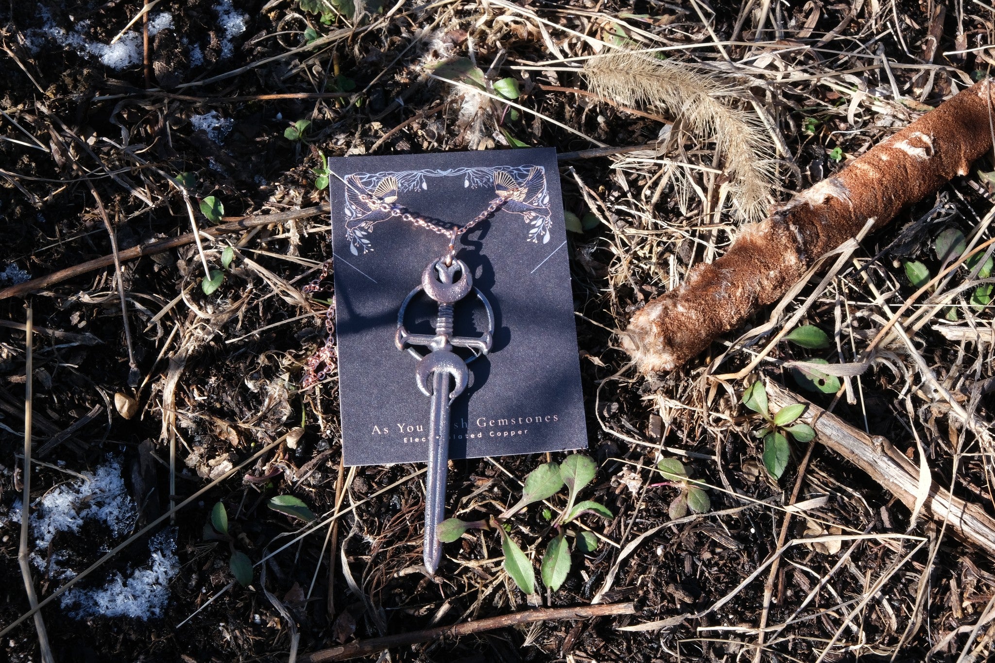 Electroplated Anduril Sword Necklace