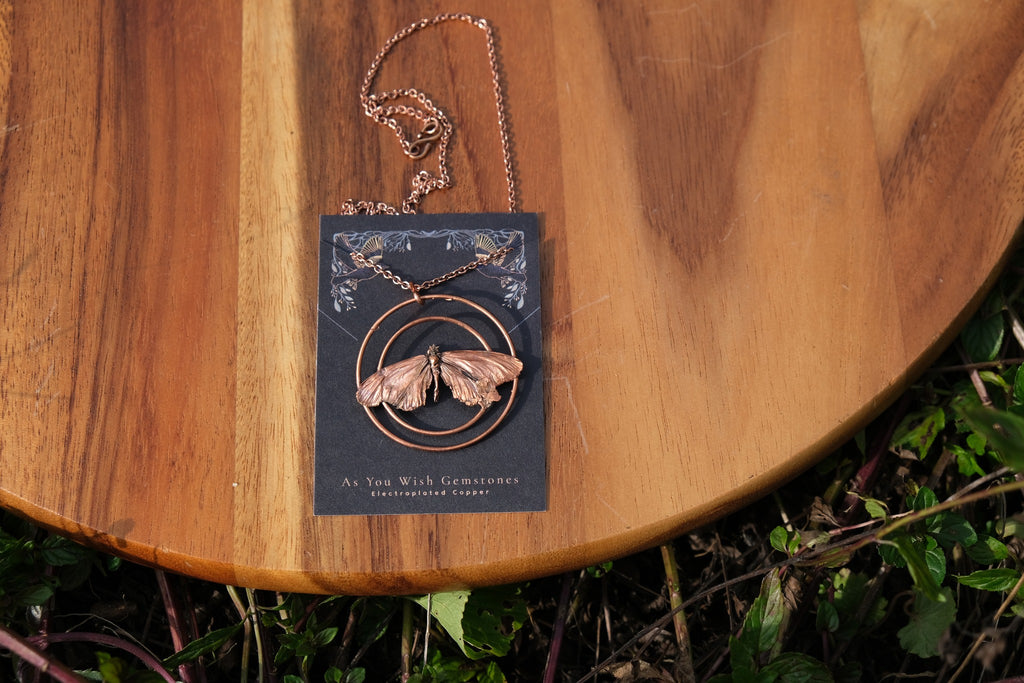 Electroplate Meadow Butterfly Necklace