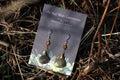 14k Brown Tourmaline and Labradorite Earrings