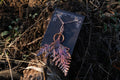 Electroplated Arborvitae Necklace