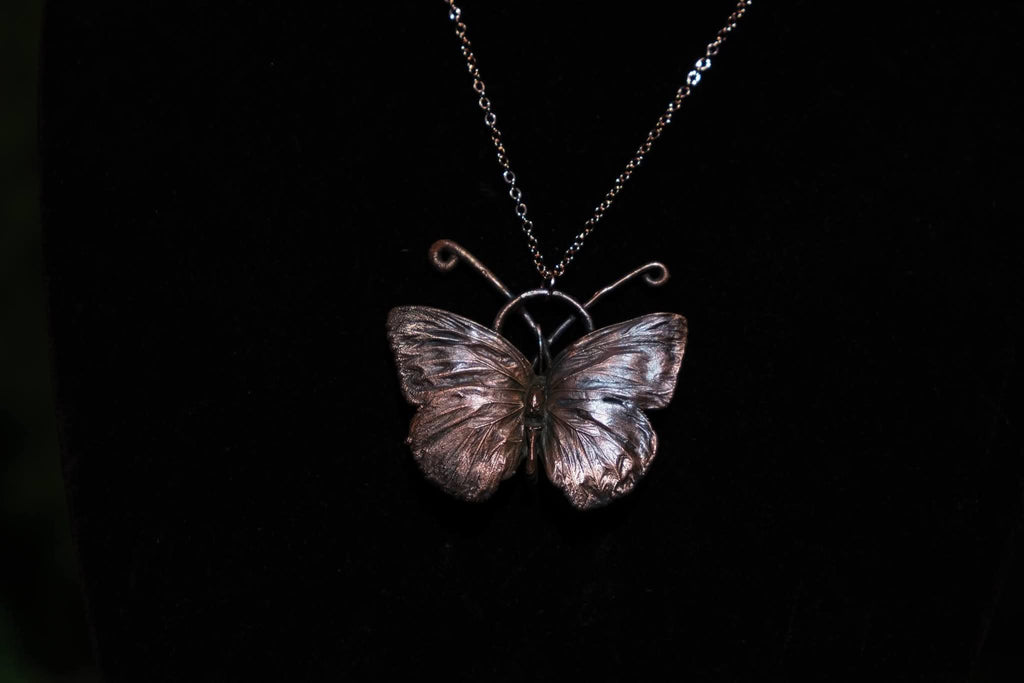 Limited Edition Copper Plated Butterfly Necklace