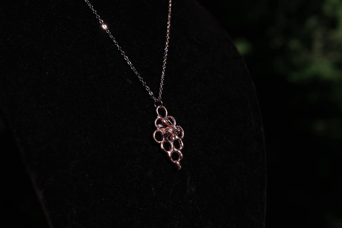 Electroplated Honeybee Necklace
