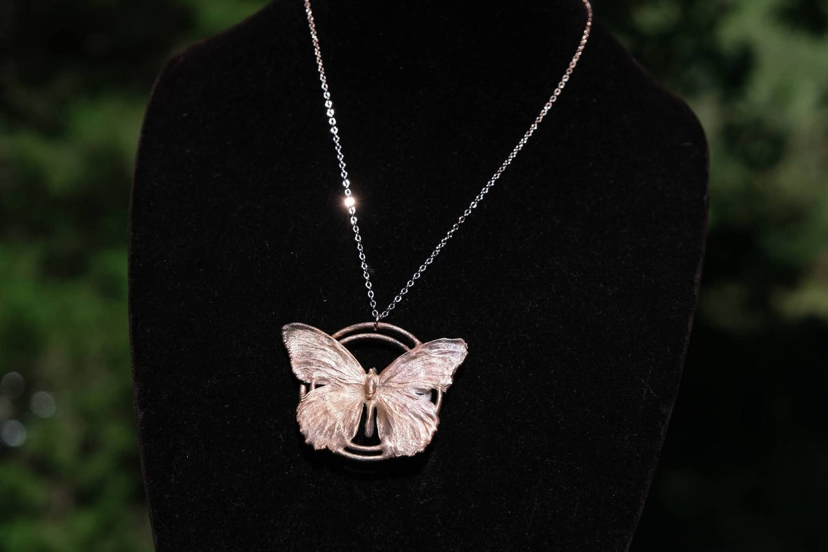 Limited Edition Copper Plated Butterfly Necklace