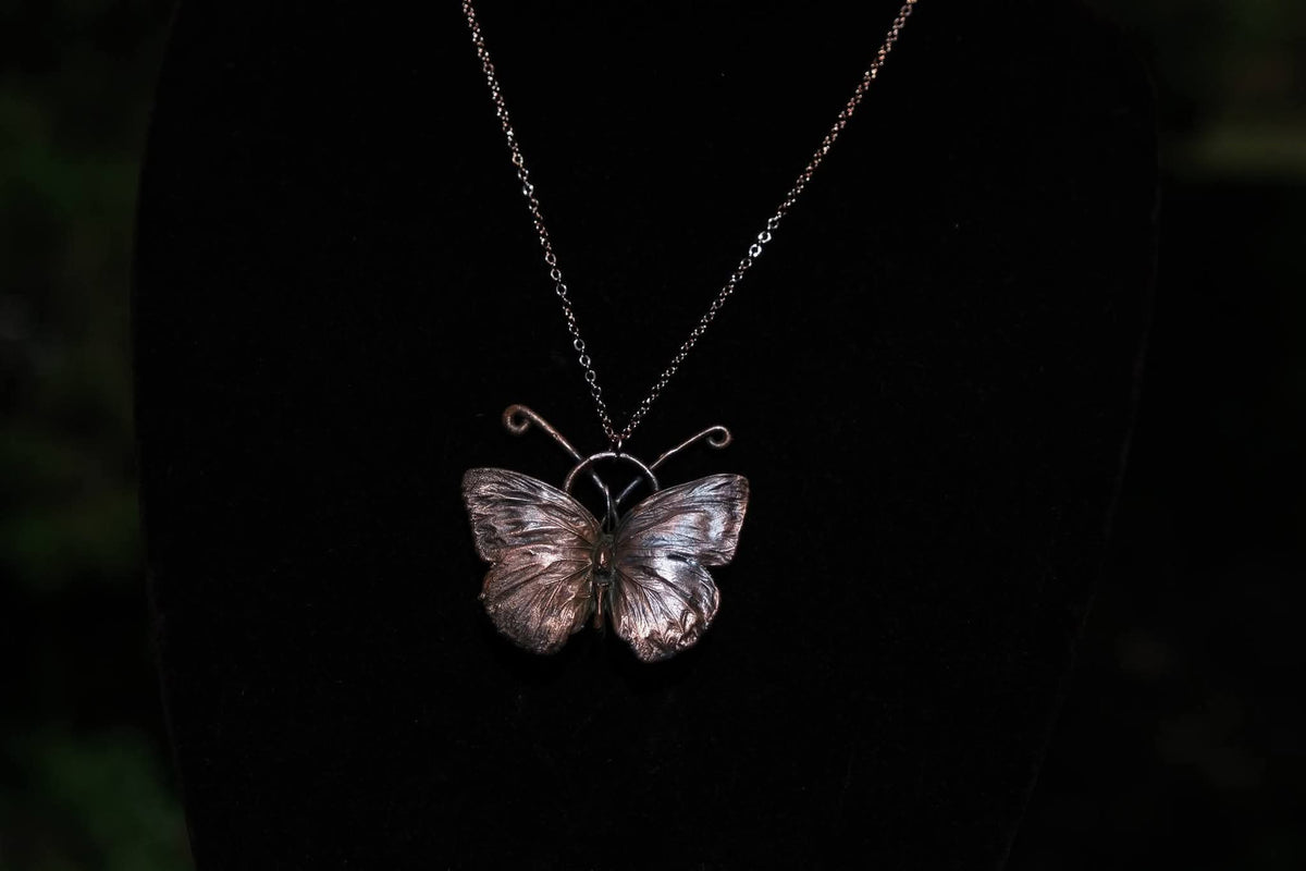 Limited Edition Copper Plated Butterfly Necklace