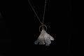 Ginkgo Leaf Electroplated Necklace