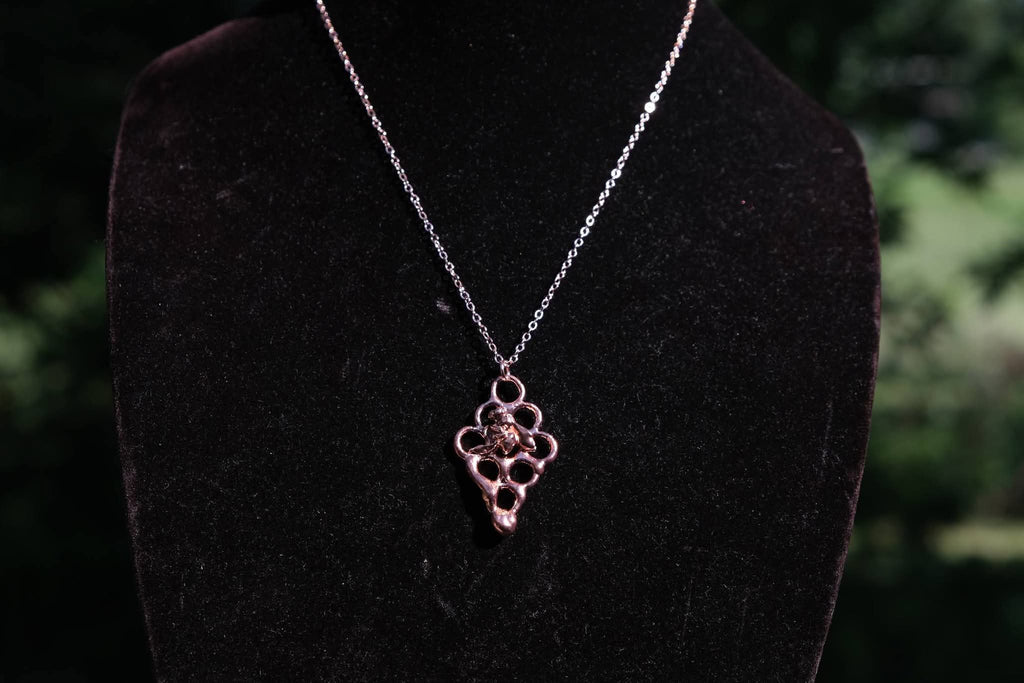 Electroplated Honeybee Necklace