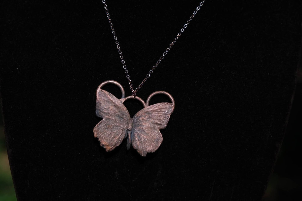 Limited Edition Copper Plated Butterfly Necklace