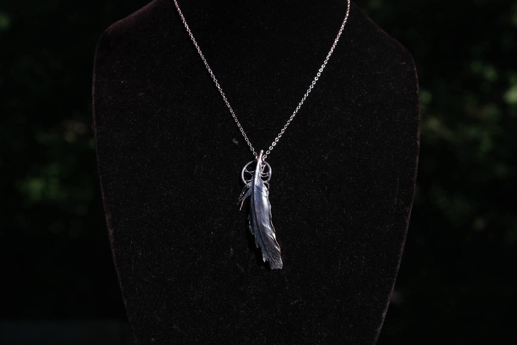 Limited Edition Copper Plated Blue Jay Feather
