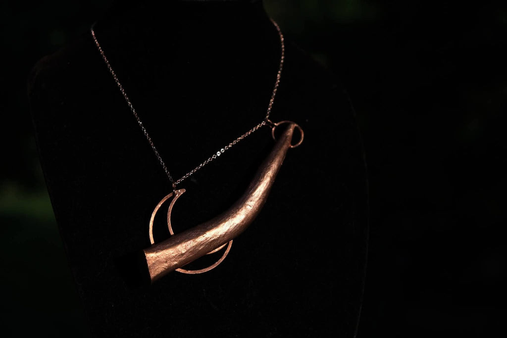 Kentucky Deer Antler Electroplated Necklace