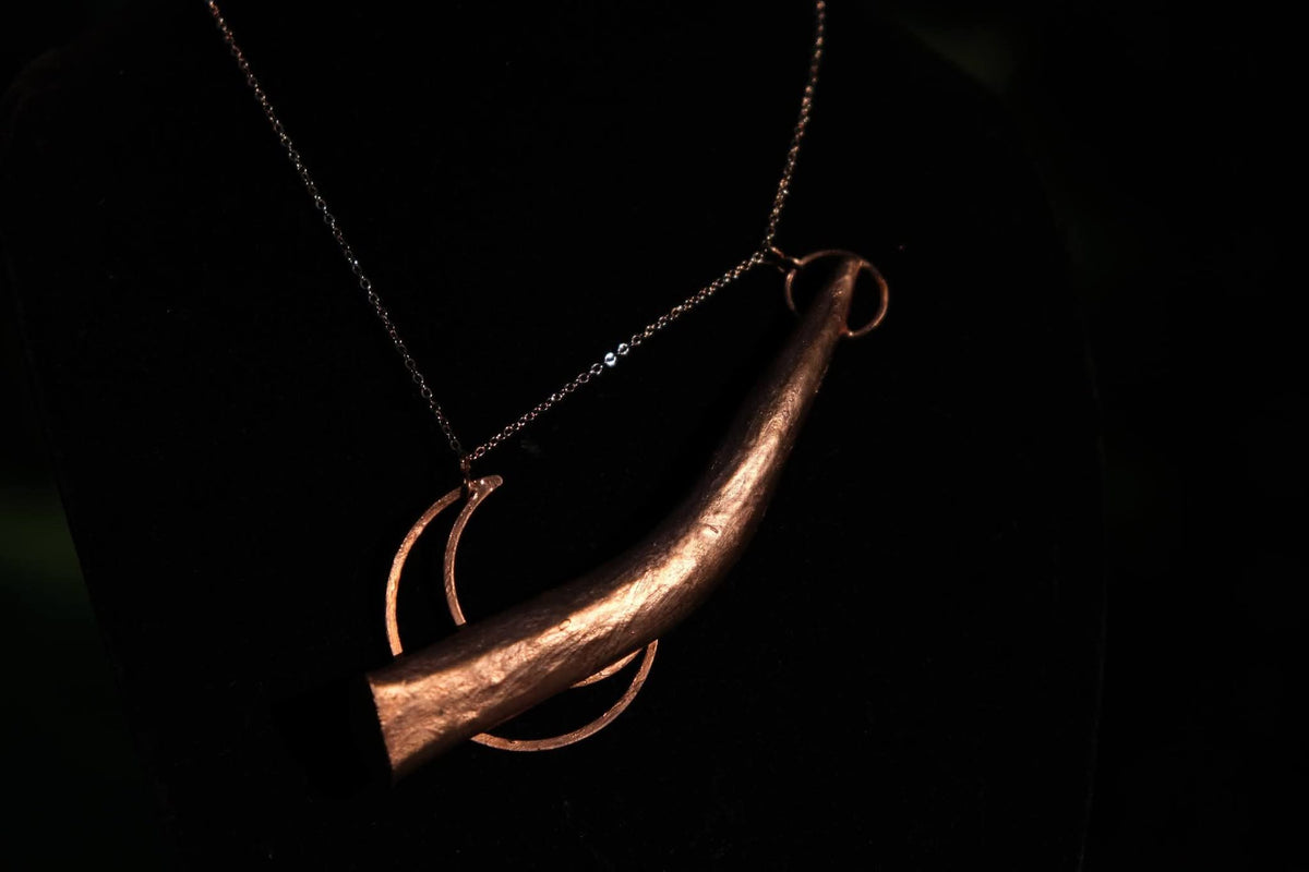 Kentucky Deer Antler Electroplated Necklace