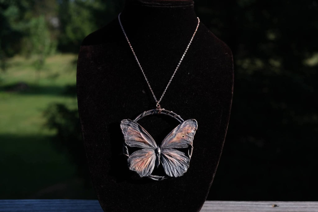 Butterfly Electroplated Necklace