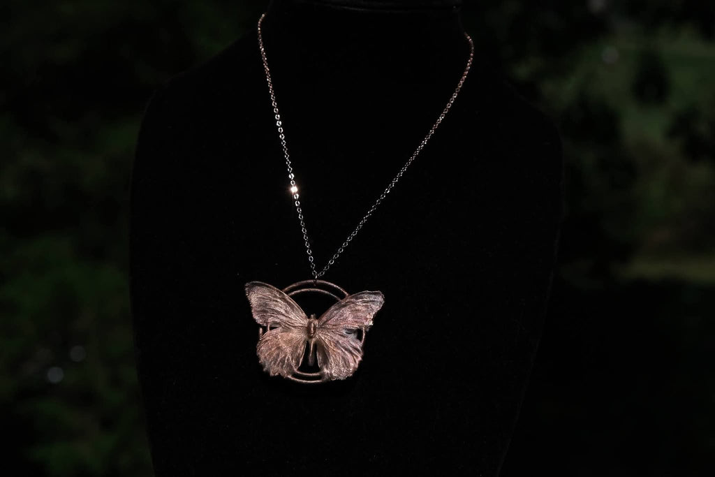 Limited Edition Copper Plated Butterfly Necklace