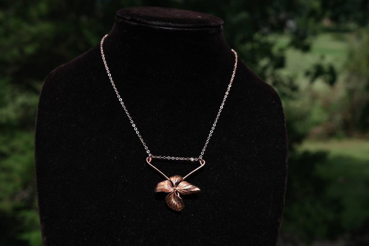 Electroplated Hydrangea Flower