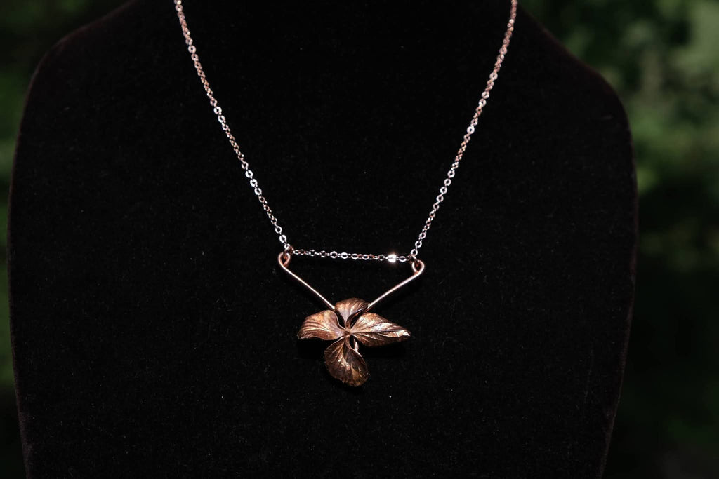 Electroplated Hydrangea Flower
