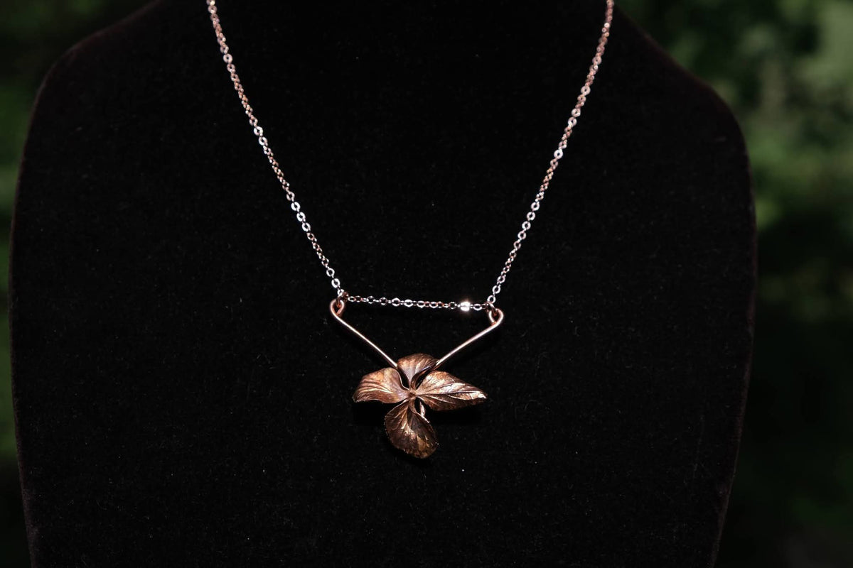 Electroplated Hydrangea Flower