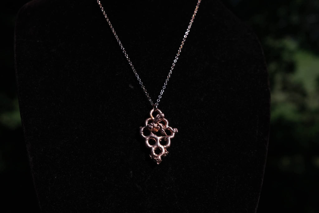 Electroplated Honeybee Necklace