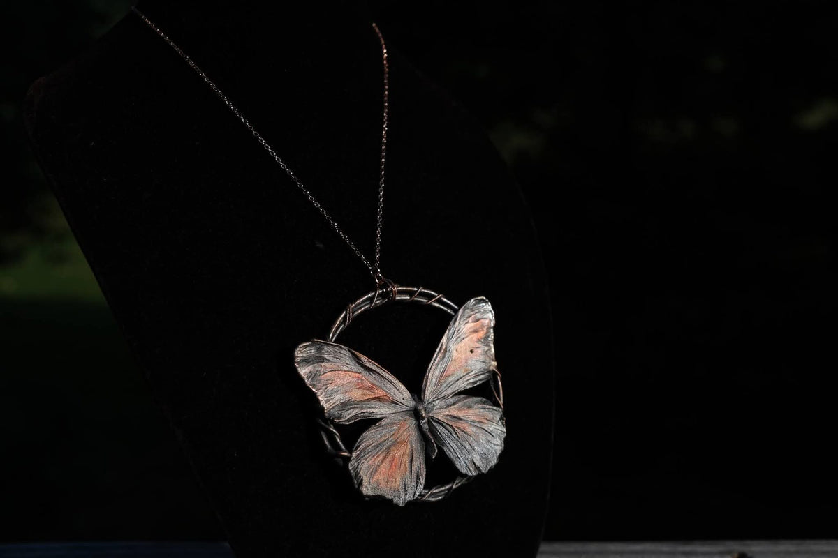 Butterfly Electroplated Necklace