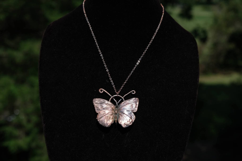 Limited Edition Copper Plated Butterfly Necklace